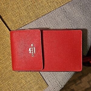 Coach cell phone cross body bag